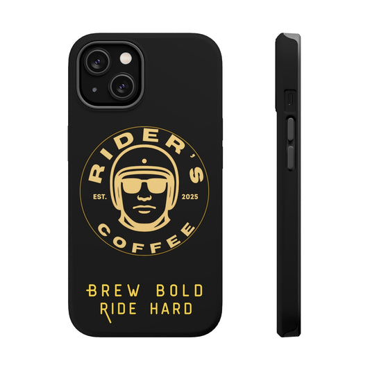 Rider’s Coffee iPhone Case- Gold Edition