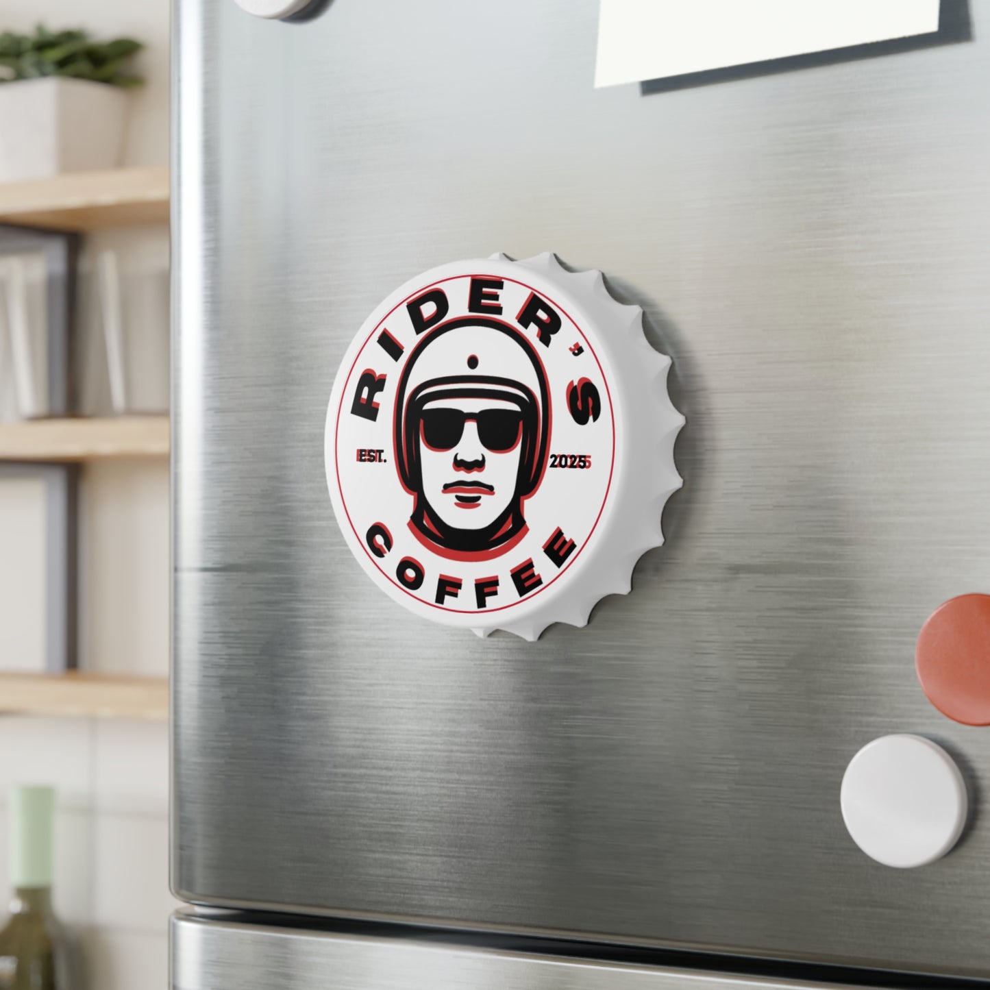 Bottle Opener - Psych Rider (White)