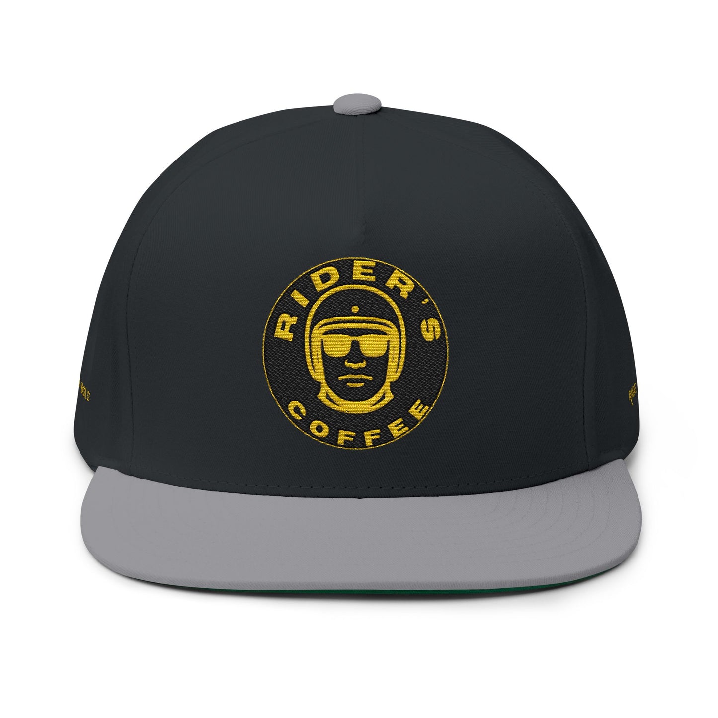Rider’s Coffee Crest – Flat Bill Cap