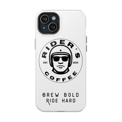 Rider’s Coffee iPhone Case - Alpine White
