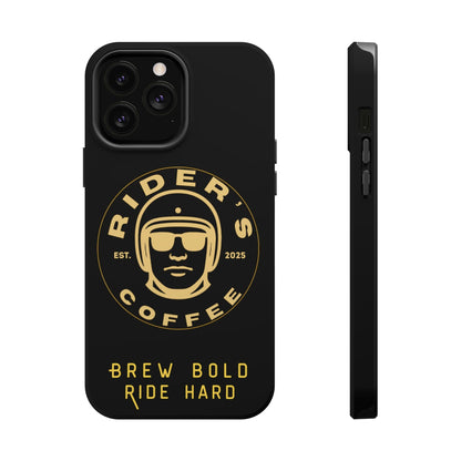 Rider’s Coffee iPhone Case- Gold Edition