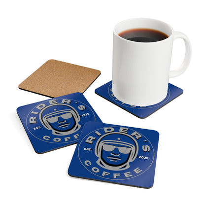 Cork Coaster Set — Psych Rider's Coasters (Set of 4)