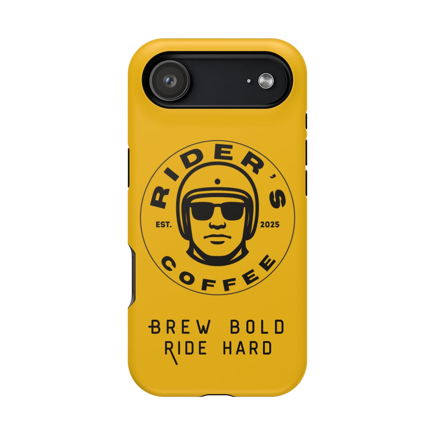 Rider’s Coffee iPhone Case - Desert Yellow