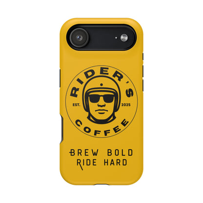 Rider’s Coffee iPhone Case - Desert Yellow