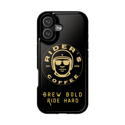 Rider’s Coffee iPhone Case- Gold Edition