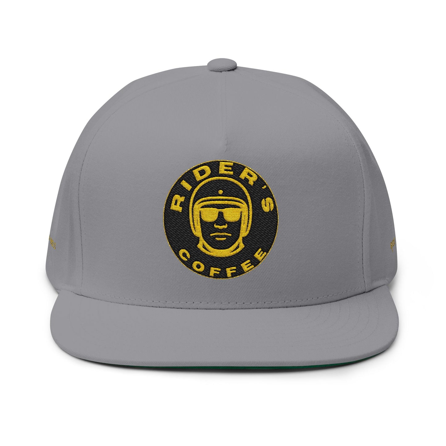 Rider’s Coffee Crest – Flat Bill Cap