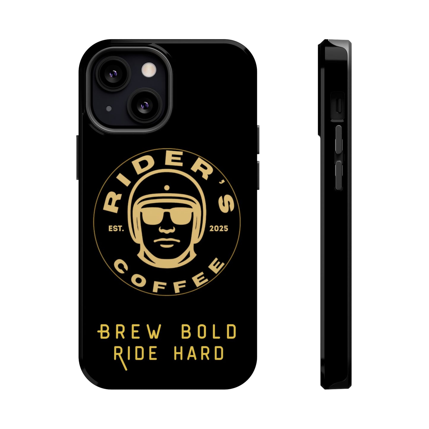 Rider’s Coffee iPhone Case- Gold Edition