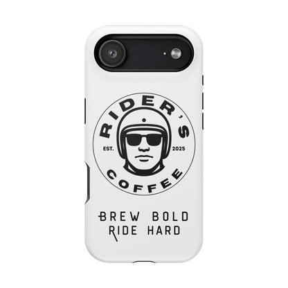 Rider’s Coffee iPhone Case - Alpine White