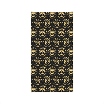 Rider’s Coffee Neck Gaiter - Black & Gold