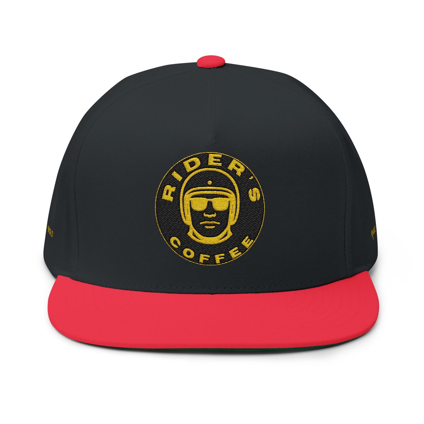 Rider’s Coffee Crest – Flat Bill Cap
