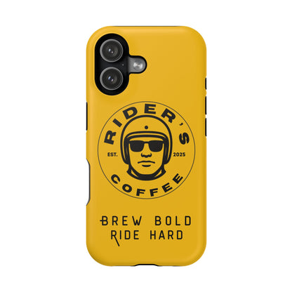 Rider’s Coffee iPhone Case - Desert Yellow