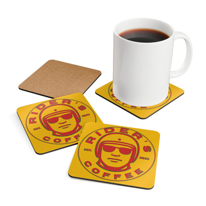 Cork Coaster Set — Psych Rider's Coasters (Set of 4)