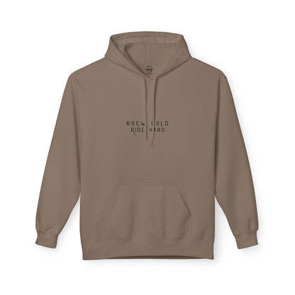 'Brew Bold Ride Hard' Moto Coffee Pullover
