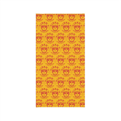 Rider's Coffee Neck Gaiter - Red & Yellow