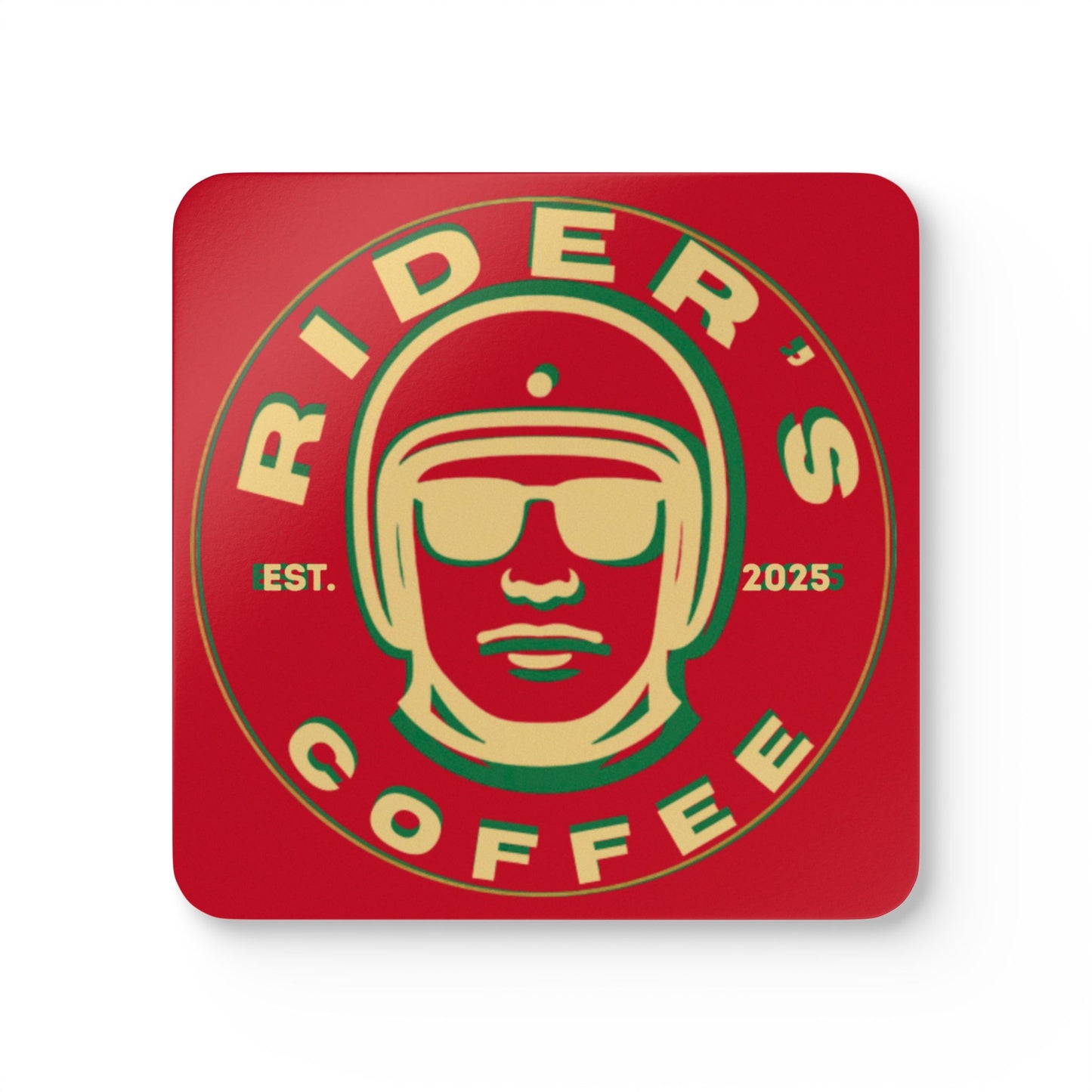 Cork Coaster Set — Psych Rider's Coasters (Set of 4)