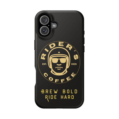 Rider’s Coffee iPhone Case- Gold Edition