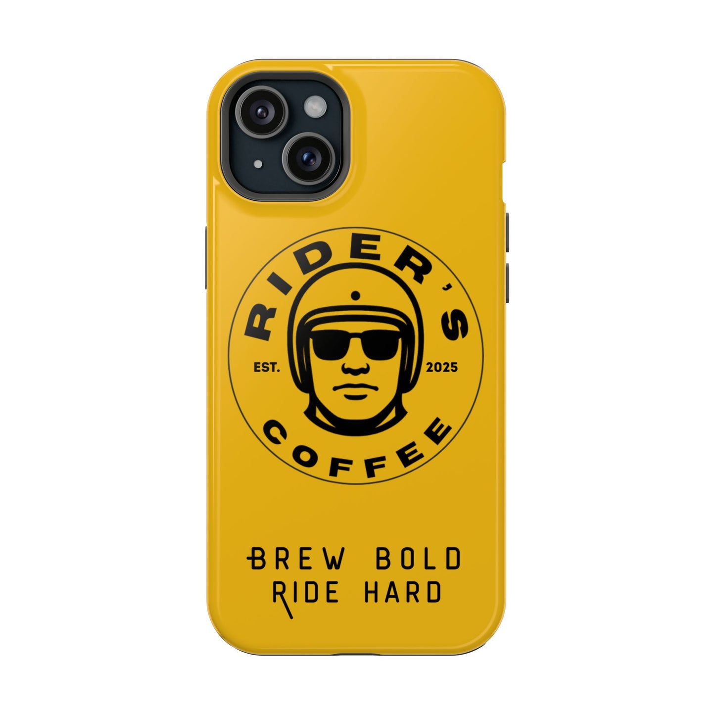 Rider’s Coffee iPhone Case - Desert Yellow