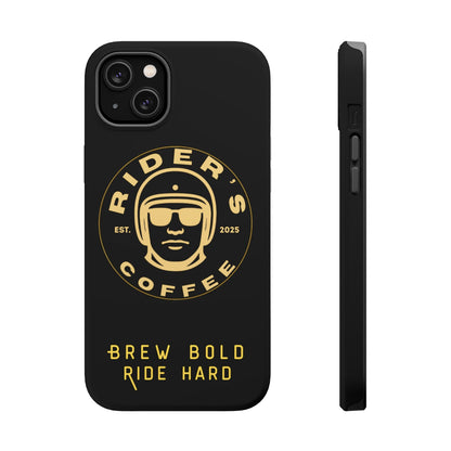 Rider’s Coffee iPhone Case- Gold Edition