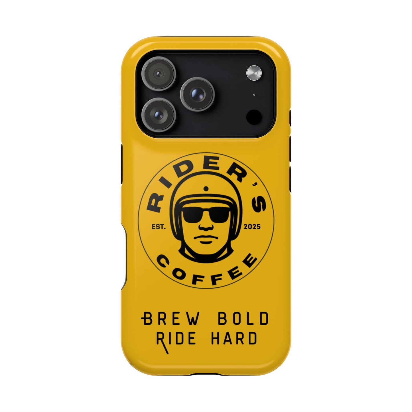 Rider’s Coffee iPhone Case - Desert Yellow