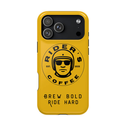 Rider’s Coffee iPhone Case - Desert Yellow