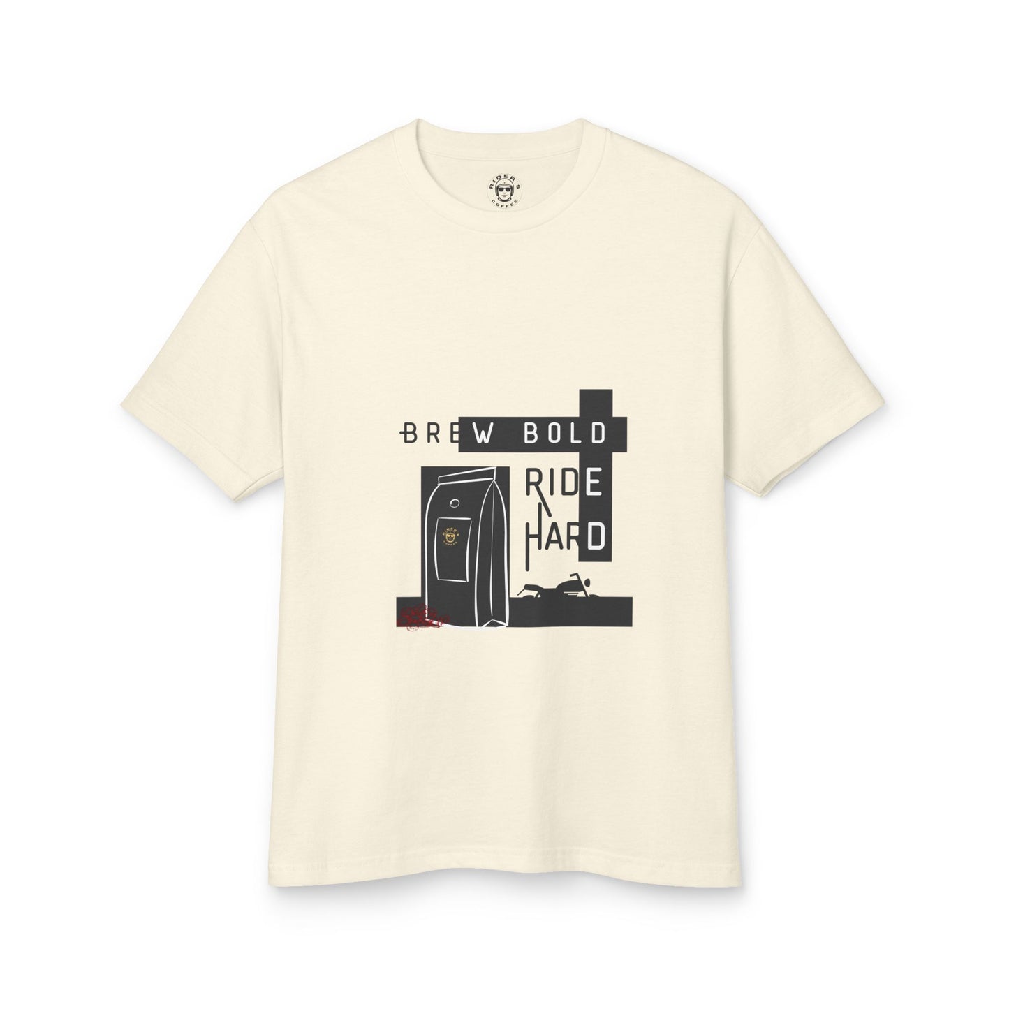 Brew Bold / Ride Hard – Vintage Heavyweight Tee