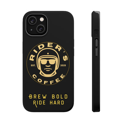 Rider’s Coffee iPhone Case- Gold Edition