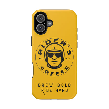 Rider’s Coffee iPhone Case - Desert Yellow