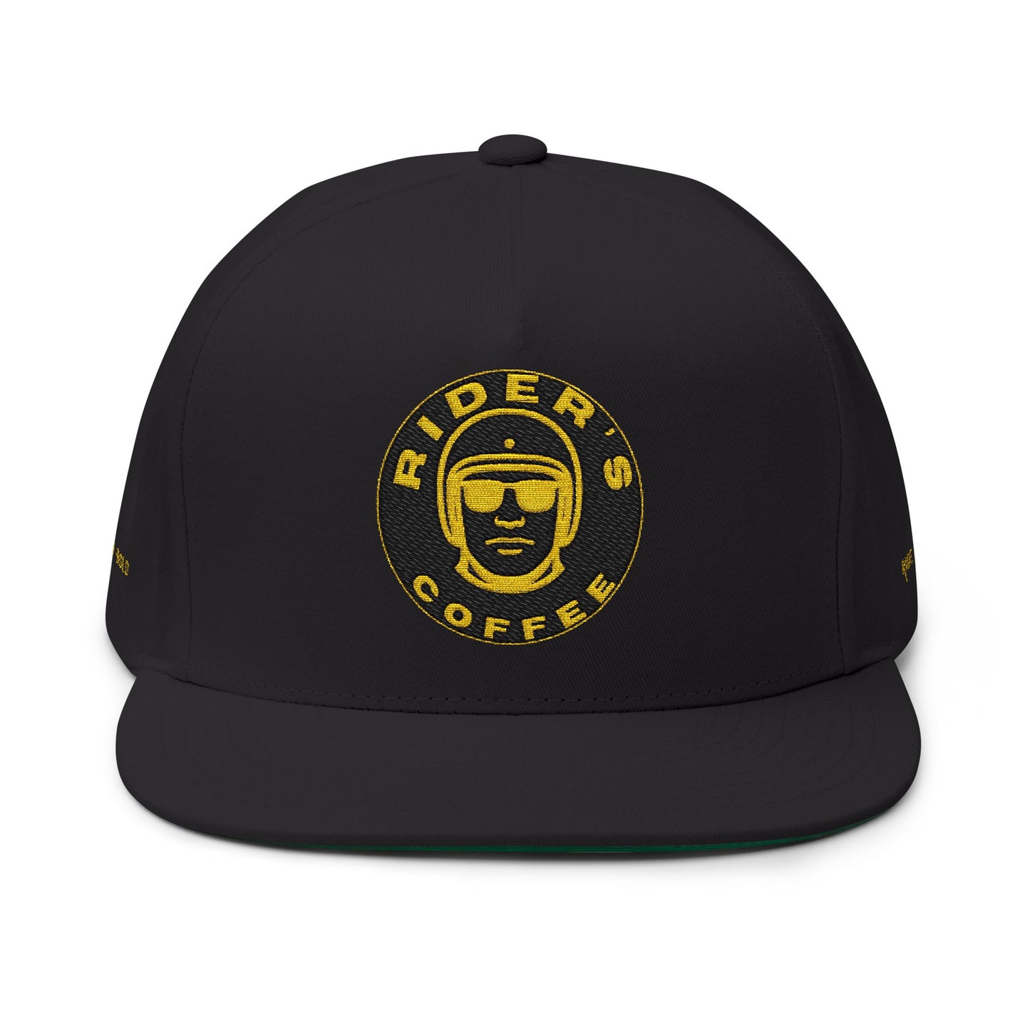 Rider’s Coffee Crest – Flat Bill Cap