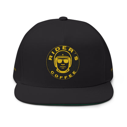 Rider’s Coffee Crest – Flat Bill Cap