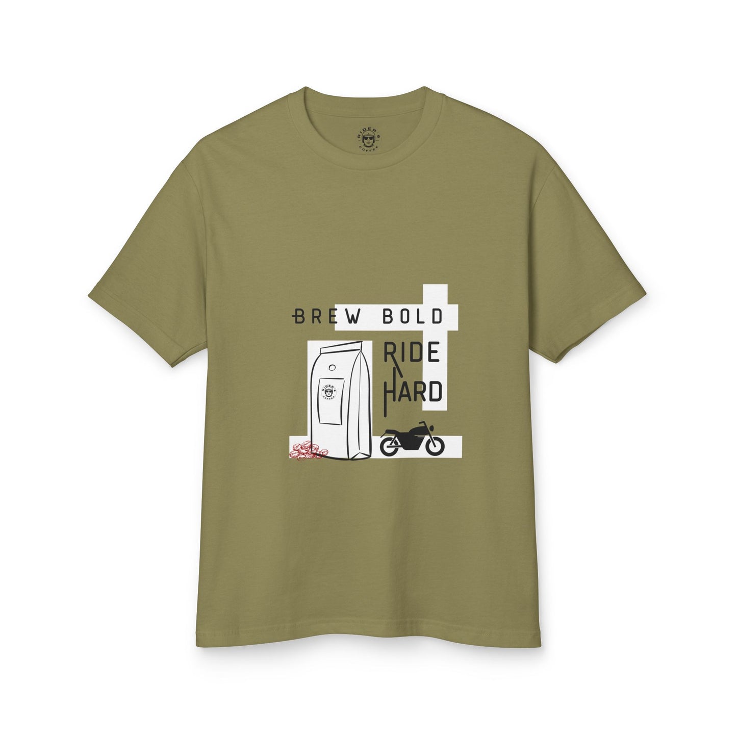 Brew Bold / Ride Hard – Vintage Heavyweight Tee