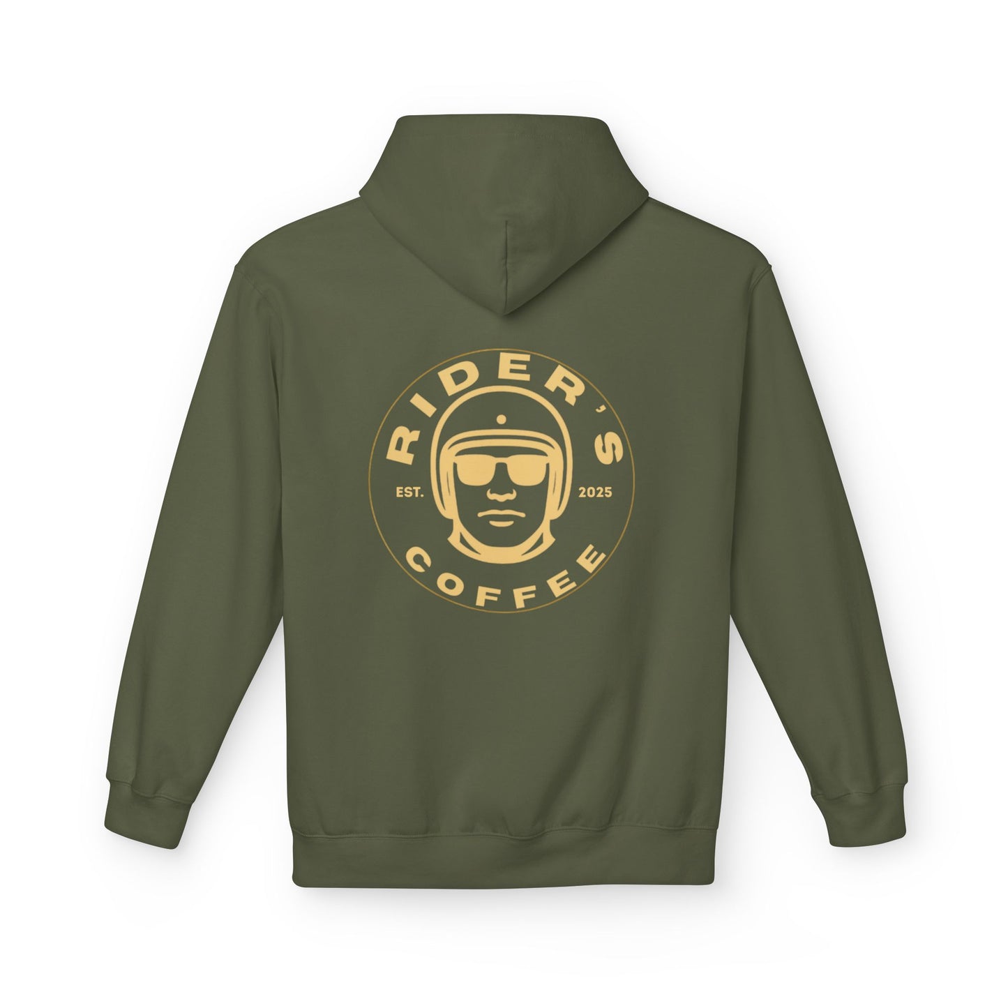 'Brew Bold Ride Hard' Moto Coffee Pullover