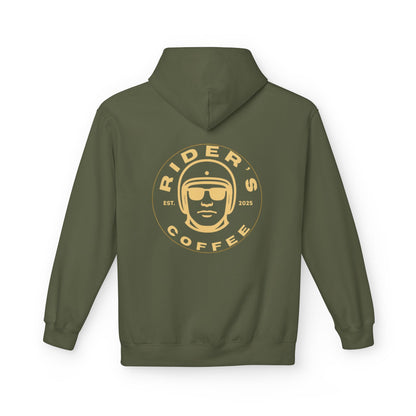 'Brew Bold Ride Hard' Moto Coffee Pullover