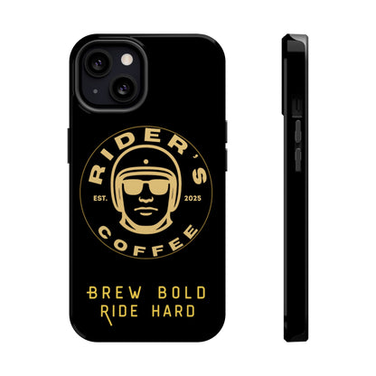 Rider’s Coffee iPhone Case- Gold Edition