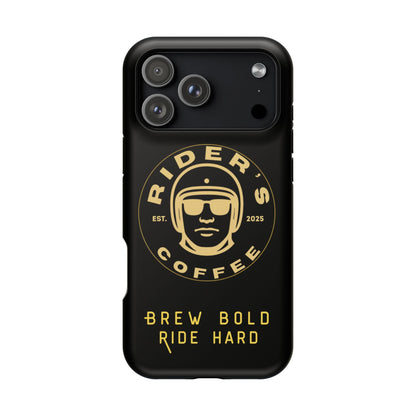 Rider’s Coffee iPhone Case- Gold Edition