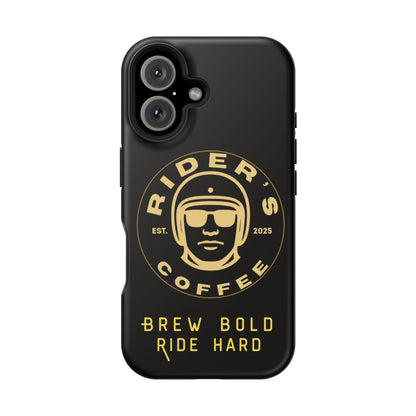 Rider’s Coffee iPhone Case- Gold Edition