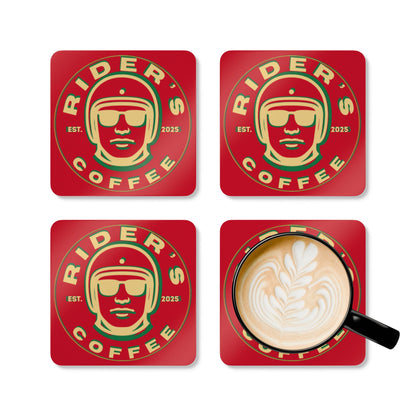 Cork Coaster Set — Psych Rider's Coasters (Set of 4)
