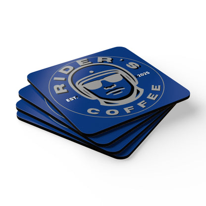 Cork Coaster Set — Psych Rider's Coasters (Set of 4)