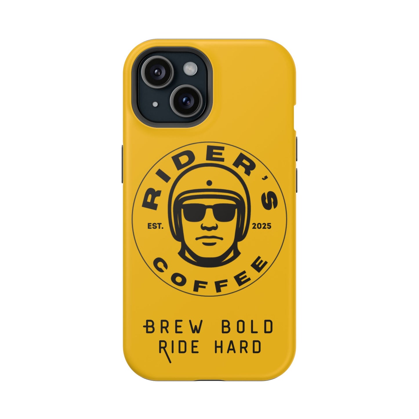 Rider’s Coffee iPhone Case - Desert Yellow