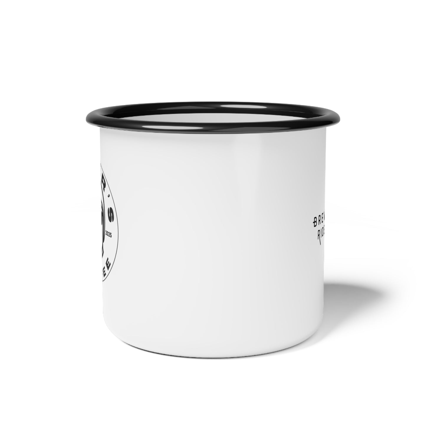 Rider's Coffee Enamel Camp Cup
