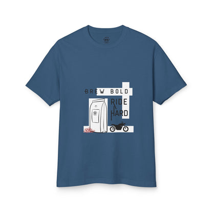Brew Bold / Ride Hard – Vintage Heavyweight Tee