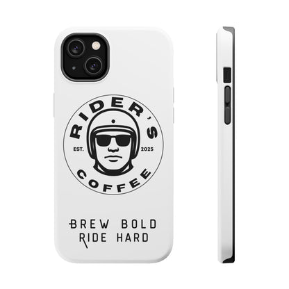 Rider’s Coffee iPhone Case - Alpine White