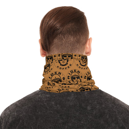 Rider's Coffee Neck Gaiter - Black & Brown