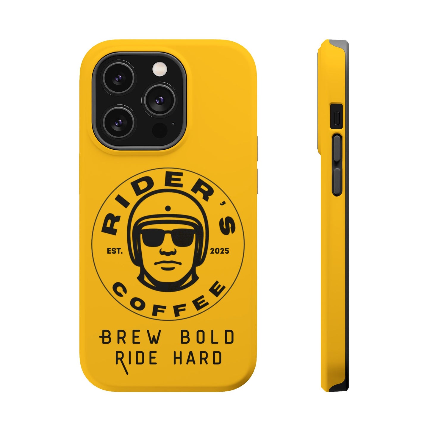 Rider’s Coffee iPhone Case - Desert Yellow