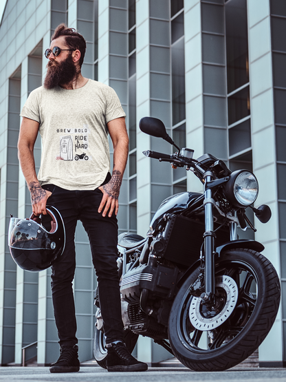 Brew Bold / Ride Hard – Vintage Heavyweight Tee