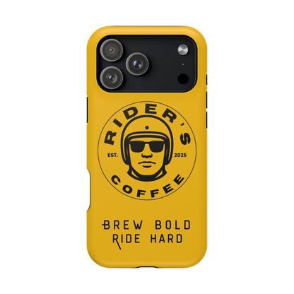 Rider’s Coffee iPhone Case - Desert Yellow