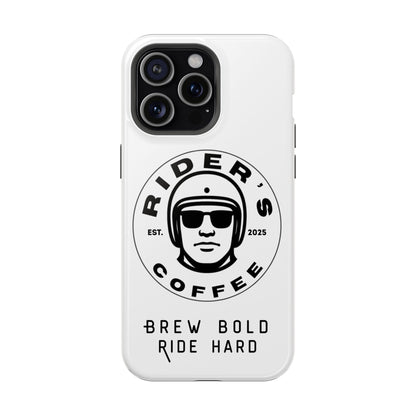Rider’s Coffee iPhone Case - Alpine White