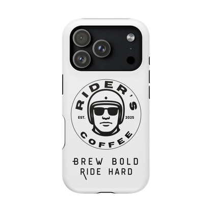 Rider’s Coffee iPhone Case - Alpine White