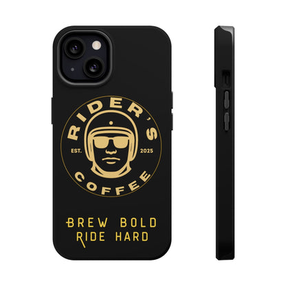 Rider’s Coffee iPhone Case- Gold Edition