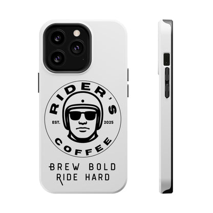 Rider’s Coffee iPhone Case - Alpine White