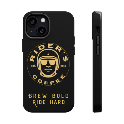 Rider’s Coffee iPhone Case- Gold Edition